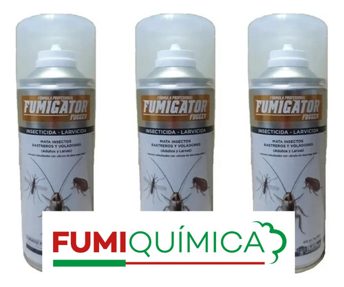 Fumigator Fogger Insecticida Descarga Total Aerosol X 3 U