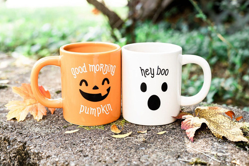 Juego De Tazas De Halloween Diseño Multi Colores
