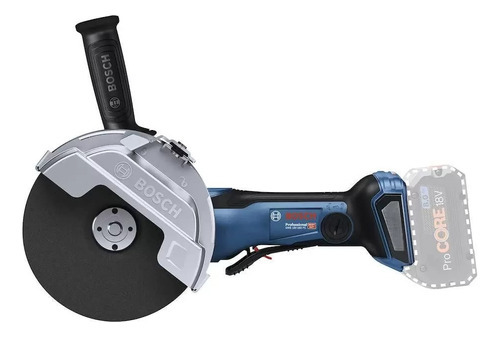 Esmeriladora angular inalámbrica Bosch Cordless 18V Gws 18v-180 color azul 1.5 kW 127 V + accesorio