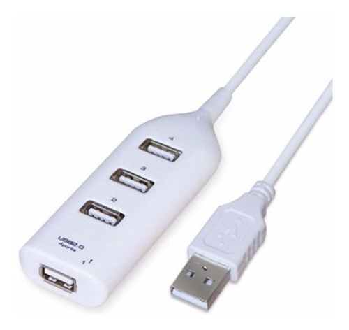 Multipuerto Usb X 4 Puertos Slim