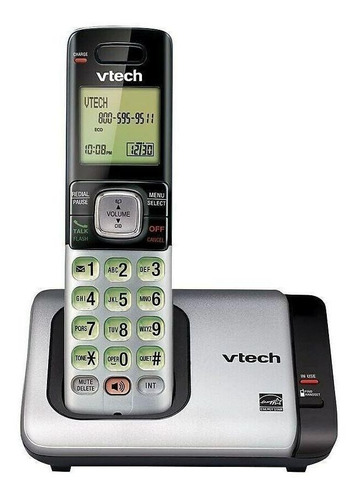 Teléfono VTech CS6719-2 inalámbrico - color gris/negro