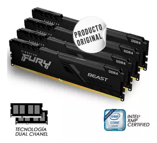 Memoria Ram 16gb 3200mhz Ddr4 Fury Beast ( Original )