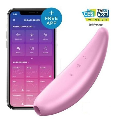 Satisfyer Curvy 3+ Succionador Clitoris Vibrador Control App