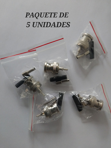 Conectores Bnc Para Cable Micro Coaxial - Paquete De 4