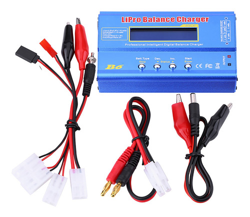 Cargador De Batería Digital Rc Lipo Balanced Control Remoto