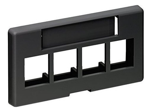 Placa Frontal Para Muebles Modular De 4 Puertos Leviton 4991