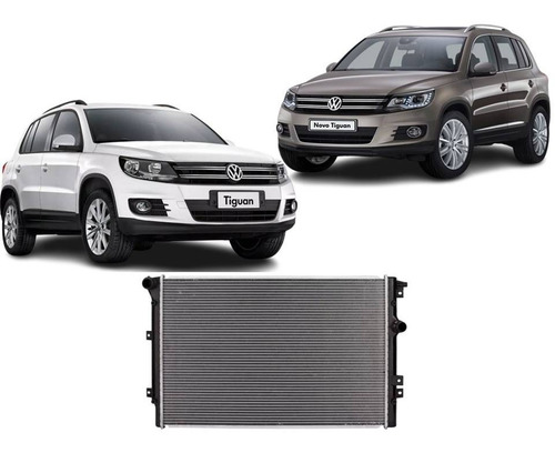 Radiador Tiguan 2008 2009 2010 2011 2012 2013 2014 2015 2016