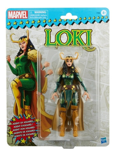 Figura Marvel Legends Retro Loki - Hasbro
