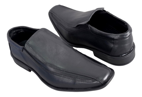 Imagen 4 de 7 de Zapato Hombre Cuero Vestir Hopper 7000 Elásticos Elegante