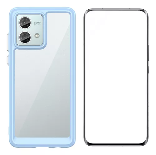  Funda compatible con Moto G84 con chapado creativo de  astronauta de dibujos animados, rosa, Motorola Moto G84, funda de teléfono  de silicona a prueba de golpes, funda protectora delgada de TPU