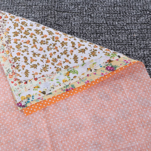 2 Bolsas De Tela De Algodón Estampadas Para Coser, Colchas D