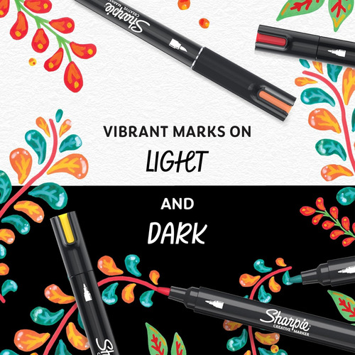 Marcadores Sharpie Creative Acrílicos Punta Bala 5 Pz