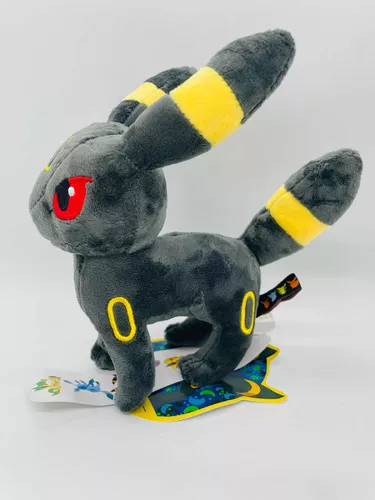 Umbreon Shiny Eevee Evolução Bicho Pelúcia Pokémon 20cm