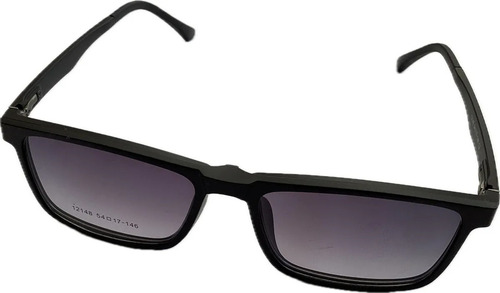 Anteojos Armazon Clip 5 Lentes Intercambiable Pilarizado Negro