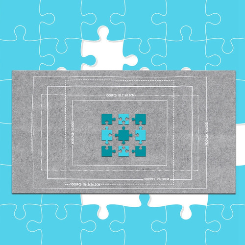 Alfombrilla De Fieltro Enrollable Para Guardar Rompecabezas