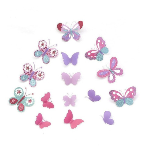 Vinil Decorativo 3d Mariposas Para Niñas Vianney