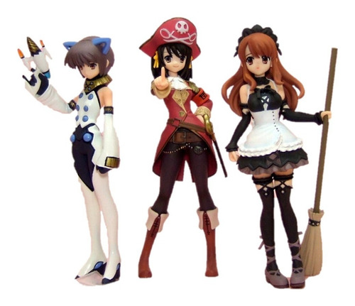 Haruhi Suzumiya Set - Set 3 Figuras - Sega