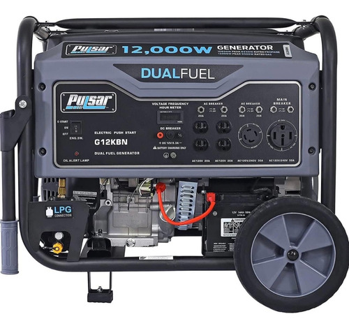 Generador  12000 Watts Planta De Luz Pulsar Gasolina Y Gas 