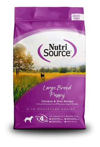 Nutri Source Puppy Large 5lb Alimento Para Perros Cachorros