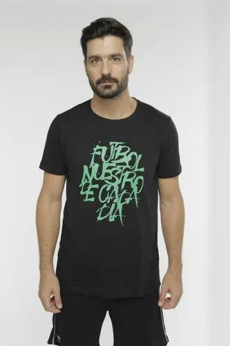 Remera  Penalty  Futbol Negro Hombre