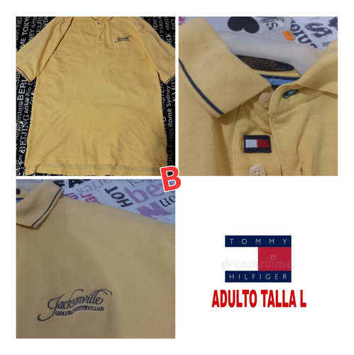 Playera Ab11b Tommy Hilfiger Golf Adulto- L En $229 Vanelope