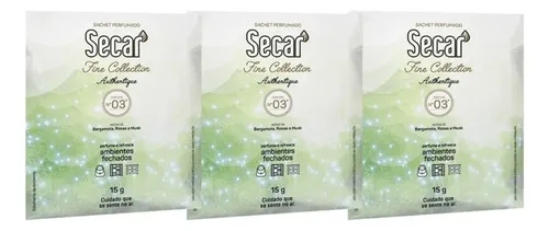 3 Unid. Sachê Perfumado 15g Secar Fine Colection Authentique | MercadoLivre