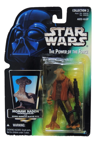 Star Wars Power Of The Force 2 Momaw Nadon Unico!!!