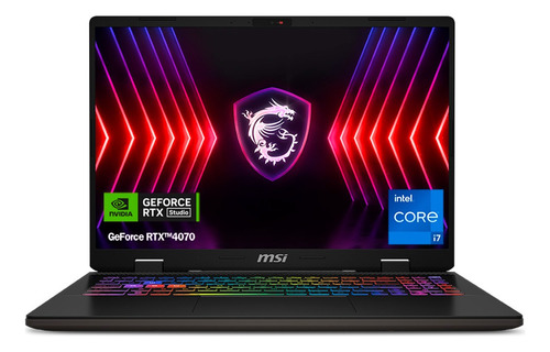 Laptop Gaming Msi Sword 16hx 15.6 Ci7 16gb 1tb Ssd Rtx4070 Gris