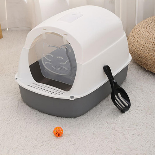 Caja De Arena Para Gatos Con Capucha, Caja De Arena Para