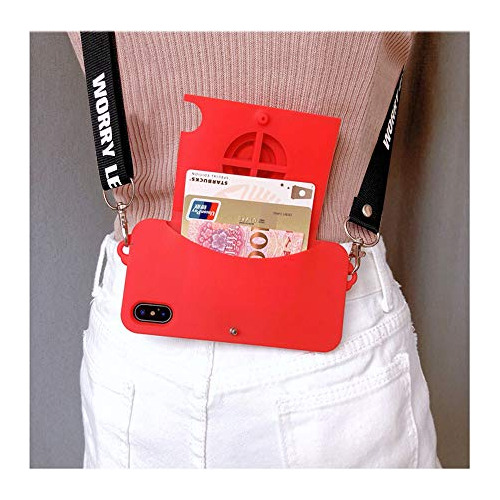 Funda Cartera Para 6 Plus/iPhone 6s Plus Rojo-02