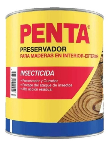 Preservador Curador Insecticida Madera 18lt Penta Pintumm