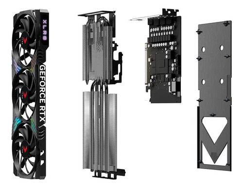 Placa de vídeo Nvidia PNY Gaming GeForce RTX 40 Series RTX 4070 Ti VCG4070T12TFXXPB1-O 12GB