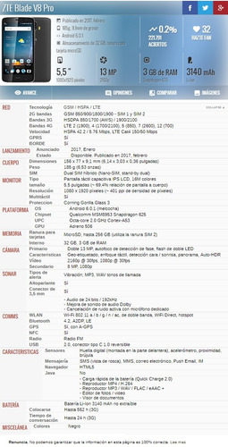 Zte Blade V8 Pro Z978 3gb 32gb Dual Sim Duos