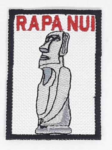 Parche Moai Rapa Nui ( Isla De Pascua)