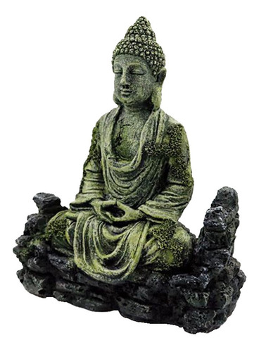 Decoraciones De Peceras Resina Estatua De Buda Ornamento De