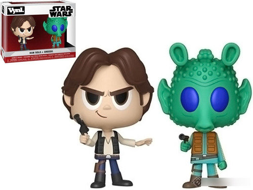 Figura  Vynl Han Solo + Greedo Star Wars