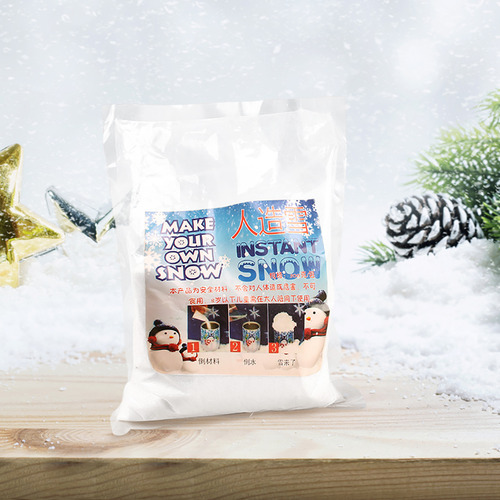 Polvo De Nieve Artificial Z Christmas Que Absorbe La Hinchaz