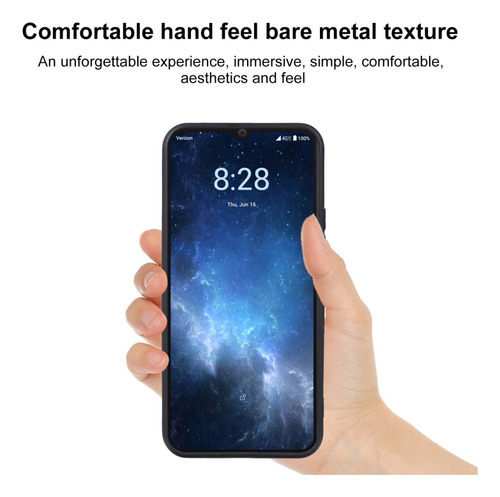 Funda De Teléfono Tpu Negra Para Sharp Rouvo V