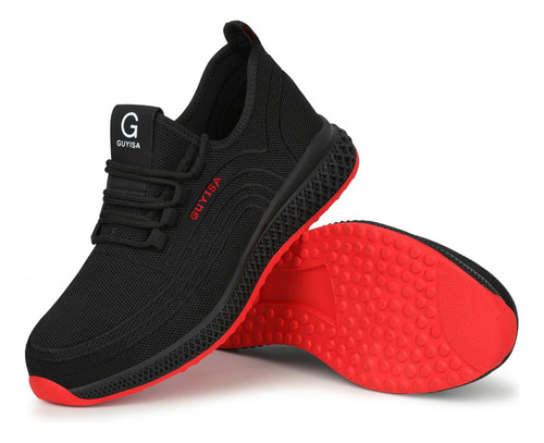 Zapatos Para Hombre, Botas De Ocio Con Puntera De Acero, Pun