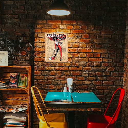 Letrero De Metal Vintage Nostálgico - Harley Quinn Retro