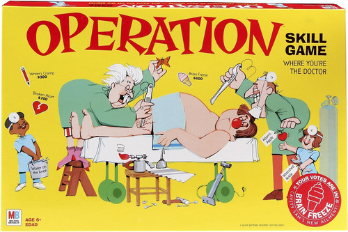 Juego De Mesa Electrónico Operation, Juegos Familiares Para
