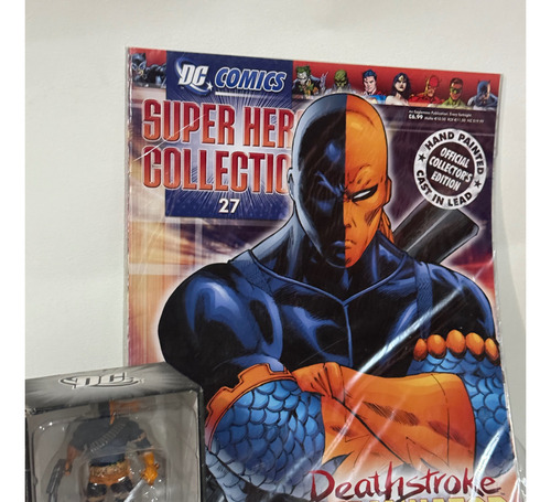 Eaglemoss Figura Muñeco Plomo Dc Deathstroke #27