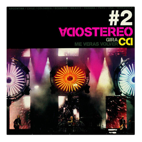 Soda Stereo - Me Veras Volver Gira 2007 Vol. Cd