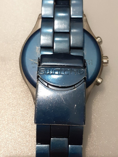 Relogio Swatch Full Blooded Sea Svck4041ag