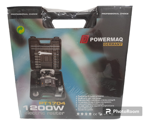 Fresadora Router Tupi 1200 W Powermaq + Set De 12 Fresas