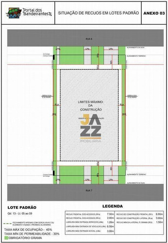 Imagem 3 de 27 de Terreno À Venda, 1500 M² Por R$ 990.000,00 - Portal Dos Bandeirantes - Ii - Porto Feliz/sp - Te3593