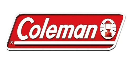 Mesa Plegable Coleman Aluminio P/4 Per 70x70 Con Bolso Color Plateado