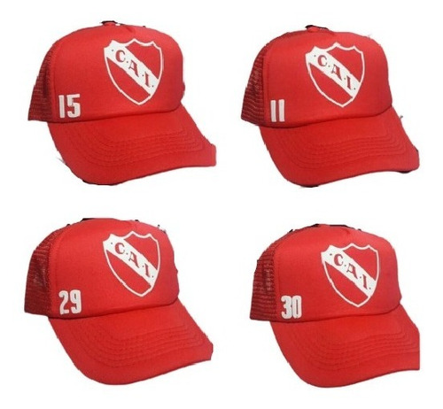 Gorra Trucker Independiente Numeros  #255