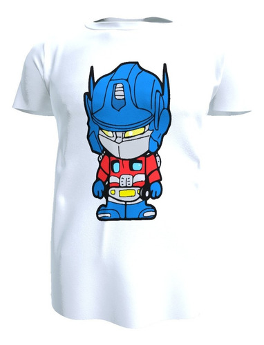 Polera Diseño Optimus Prime, Hombre Mujer Varias Tallas