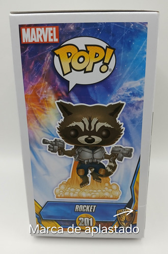 Funko Pop Rocket 201 Guardianes De La Galaxia 2 Restock 2024 (Usado)